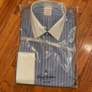Brooks Brothers Blue Striped Dress Shirt